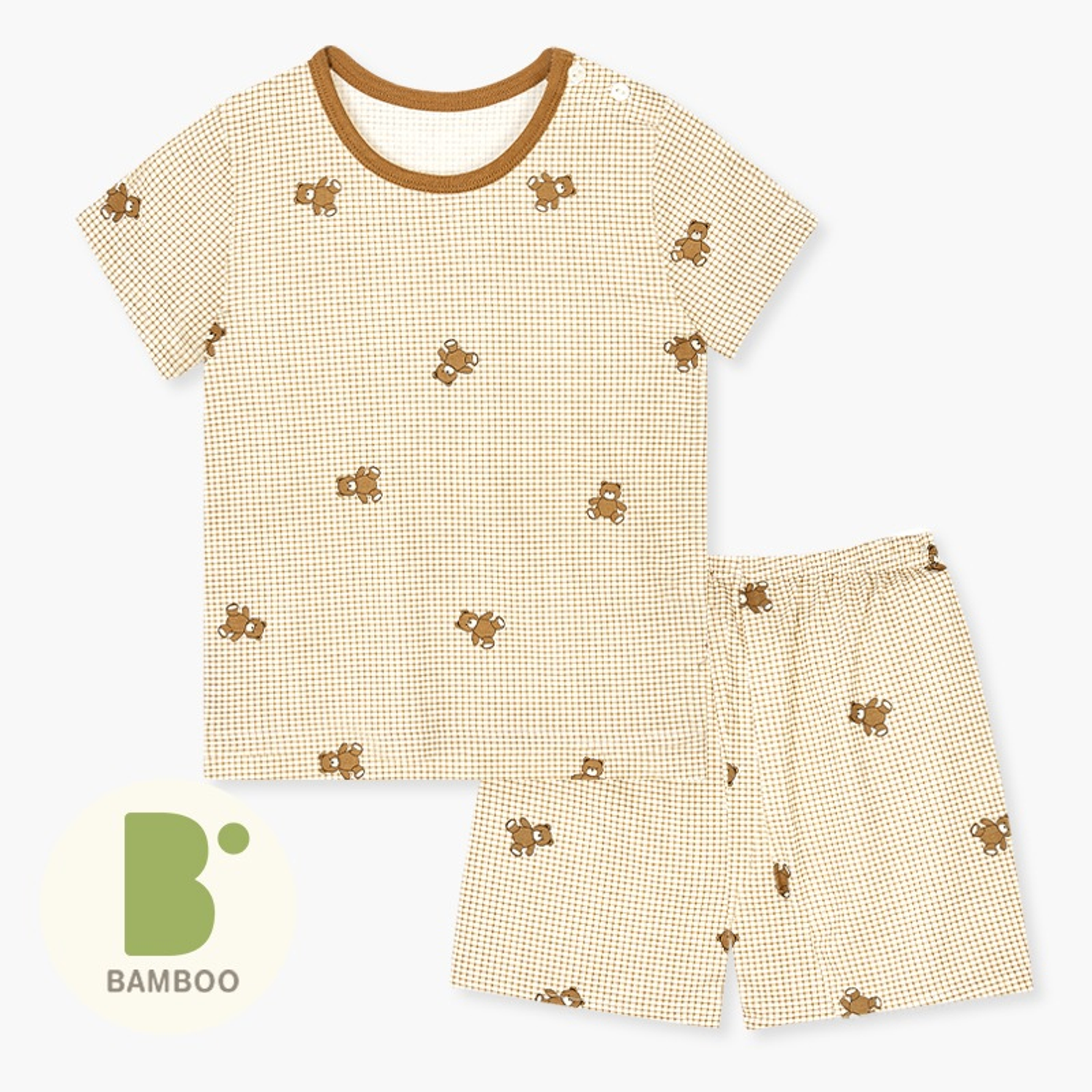 Waffle bear bamboo 