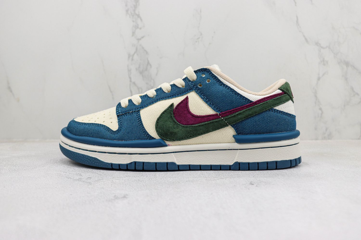 Nike SB Dunk Low Denim Blue Green Purple