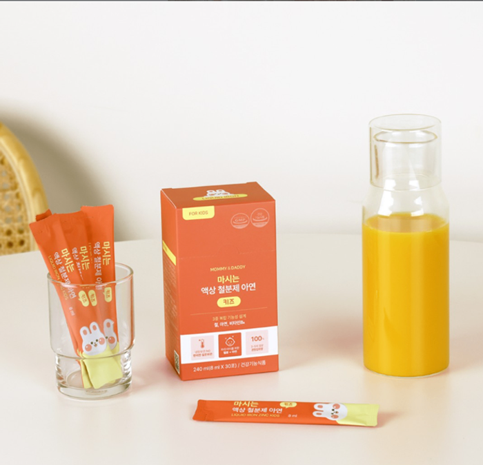 Хүүхдэд зориулсан шингэн Төмөр & Цайр №30