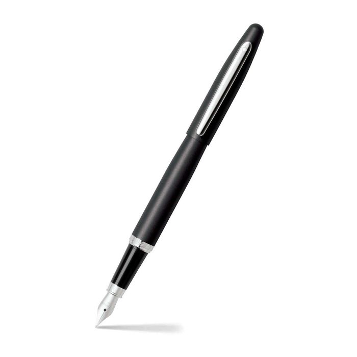 PEN SHEAFFER VFM E9405 MATTE BLACK WITH CHROME PLATED TRIMS MEDIUM FP