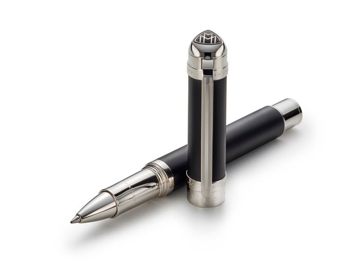 MAYBACH Rollerball - Matte volcanic black / Platinum