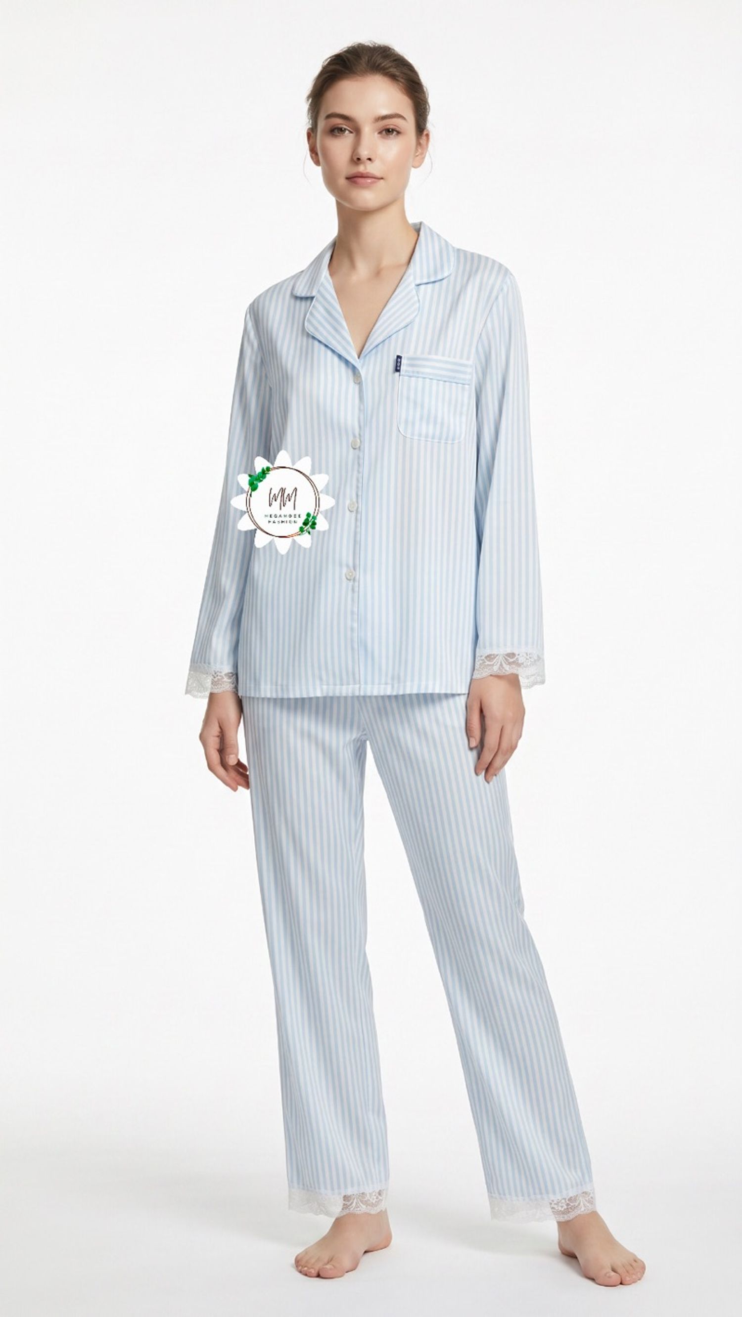 New trend blue pajama