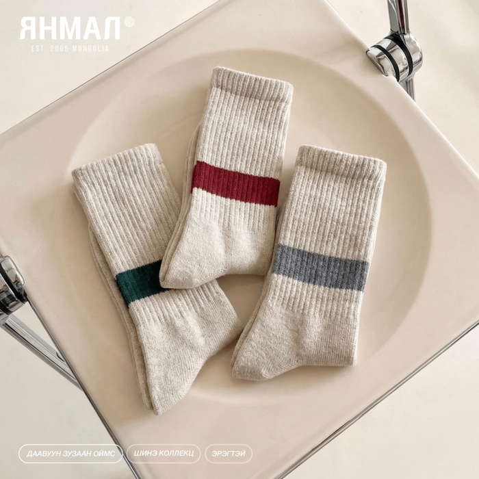 Даавуун зузаан 2026 шинэ коллекц эрэгтэй саарал (1005-2603)  