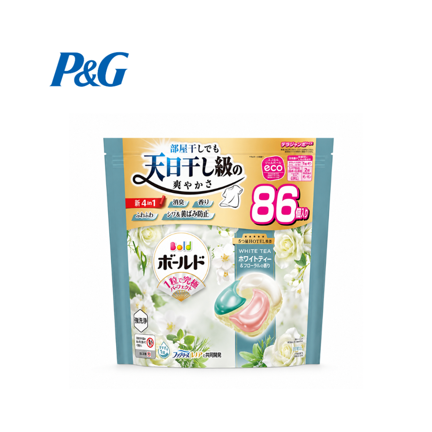 Bold Gel Ball 86ш – Sparkling White Tea & Floral үнэртэй, Refill