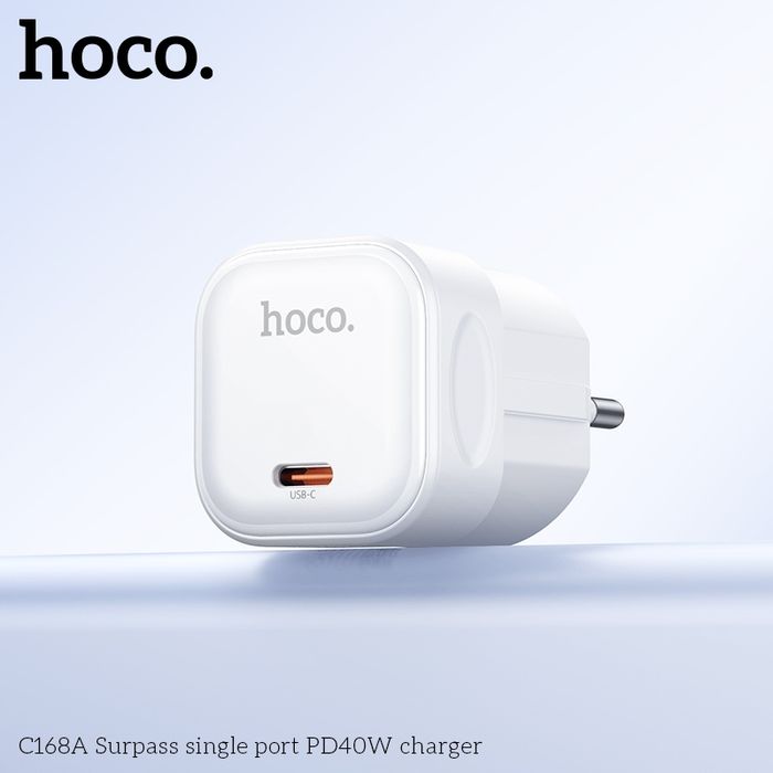 Hoco C168A Дан Оролттой 40 Ваттын Цэнэглэгч Толгой