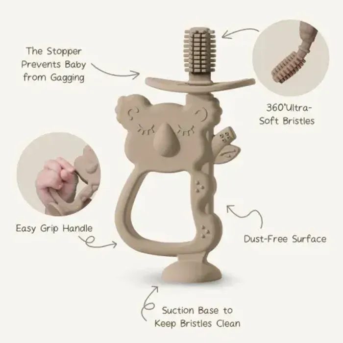 Moonkie teether Warm Taupe