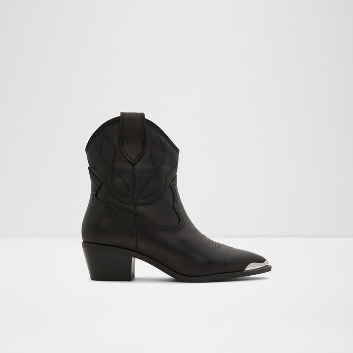 VALLEY-1-BLACK-Ladies Cas Boots