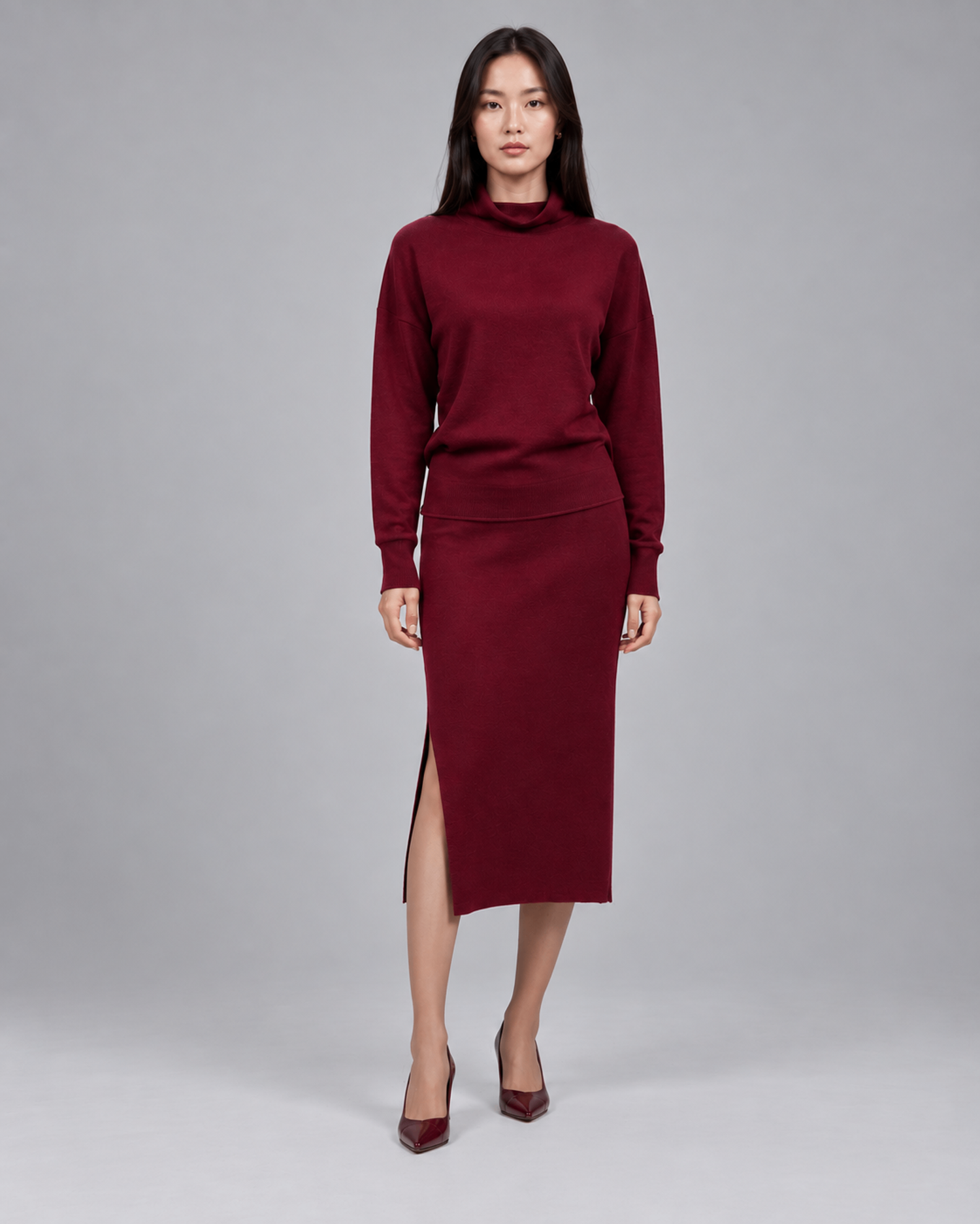 burgundi set