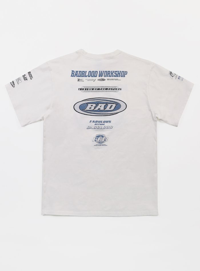  F2 Old Effect T-Shirt - White