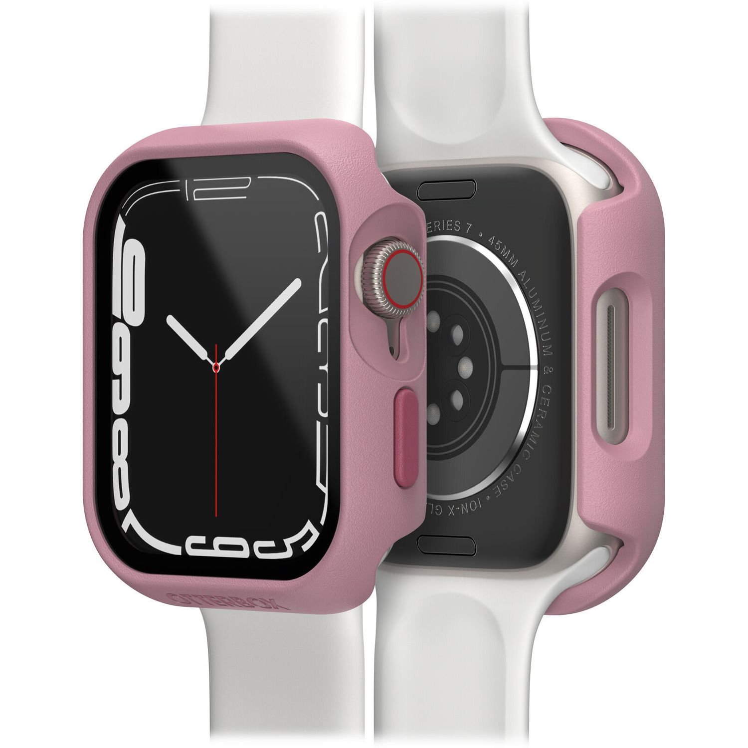 45mm Ser 7/8/9 Apple Watch Screen Protection Case Pink 
