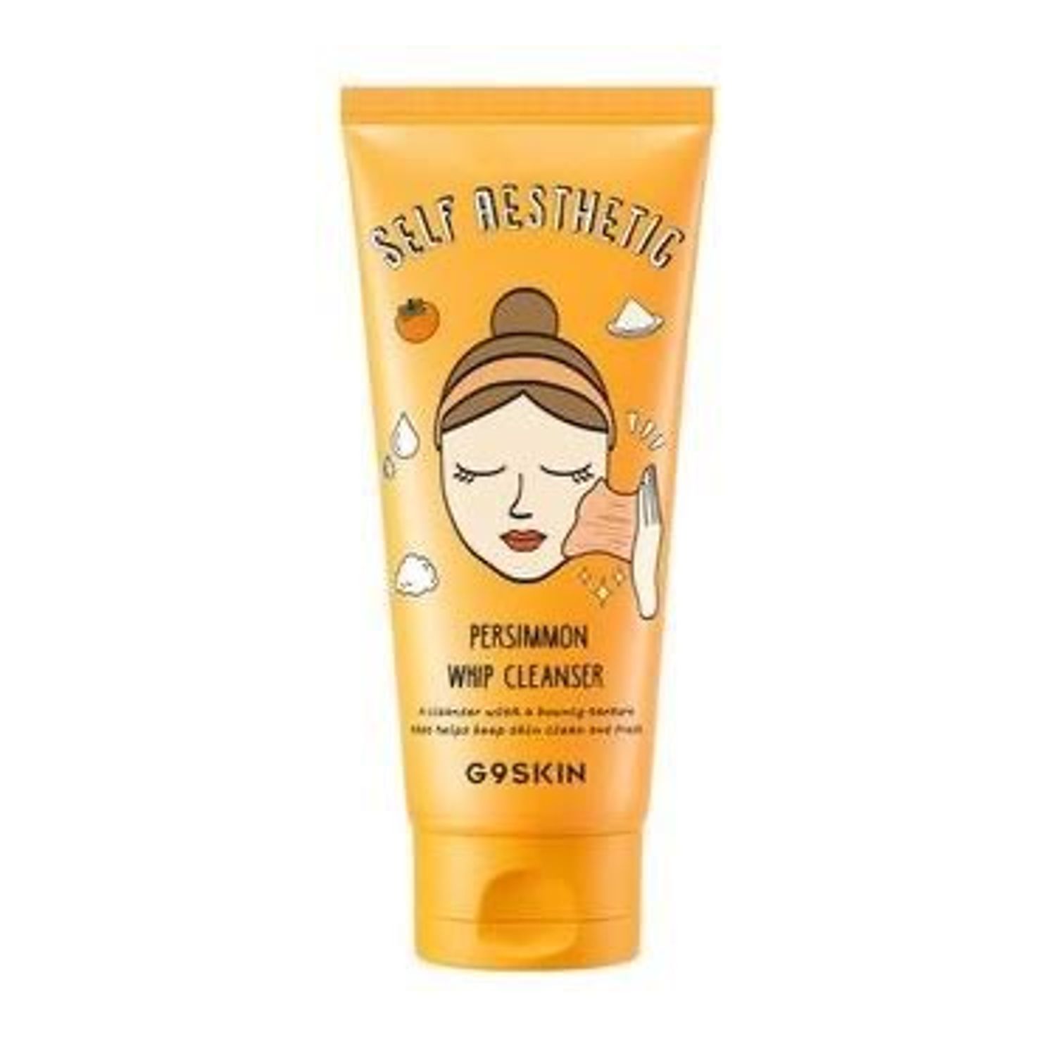 G9SKIN Persimmon whip cleanser Цайруулах, хар батганы эсрэг хөөсөн цэвэрлэгч 