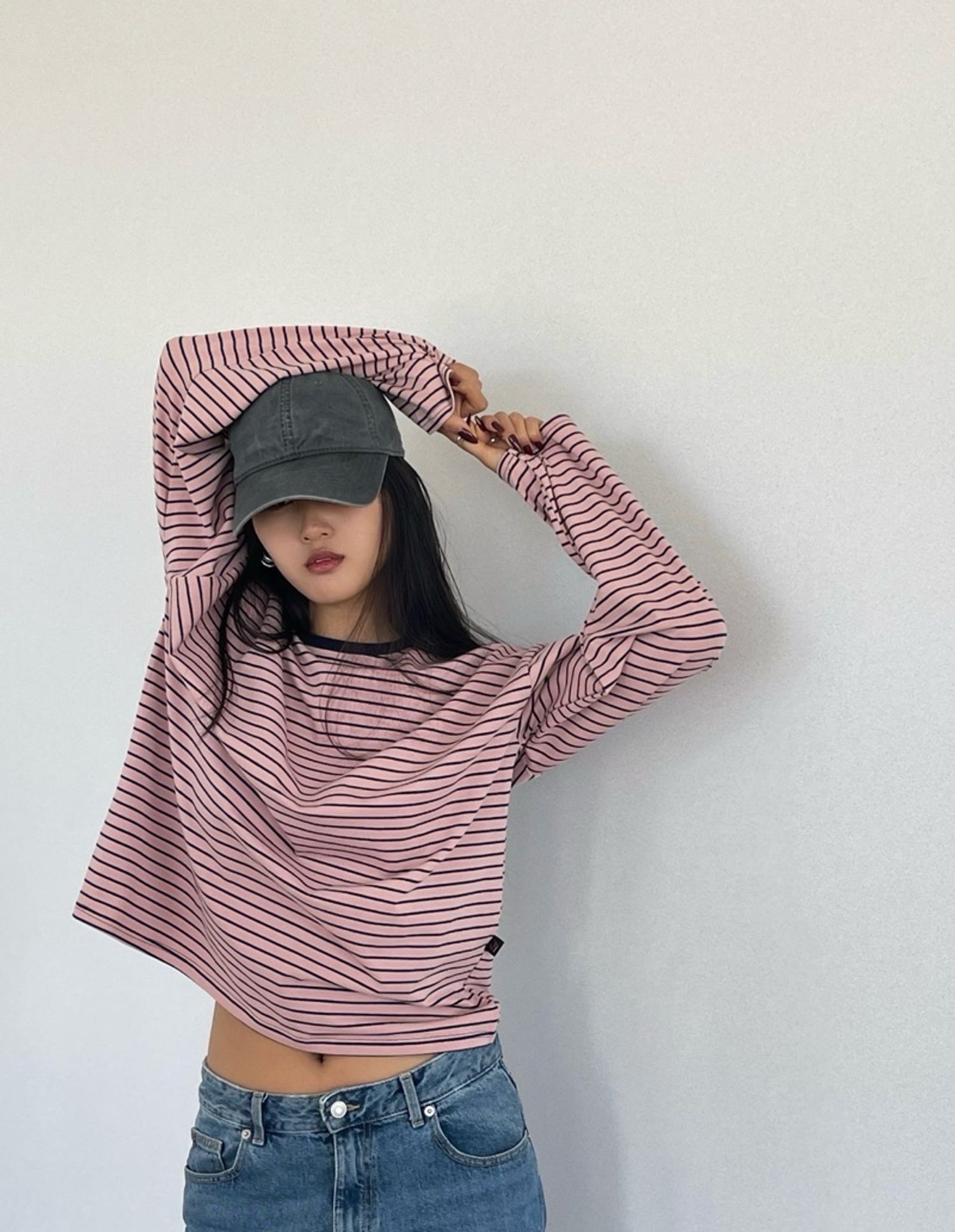 STRIPED BASIC TOP