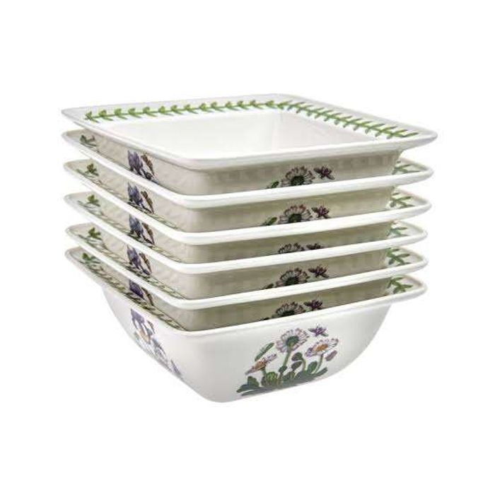 Botanic Garden Square Bowl_BG_16.5cm/6.5"