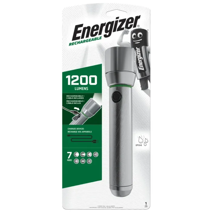 Energizer Recharge Metal Light 1200 Lumens