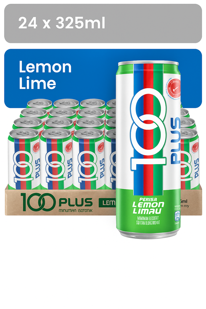 100Plus Lemon Lime 325ml (лаазтай хайрцгандаа 24ш- тэй)