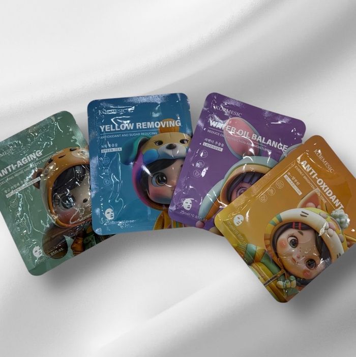 Cartoon Facial Mask Series