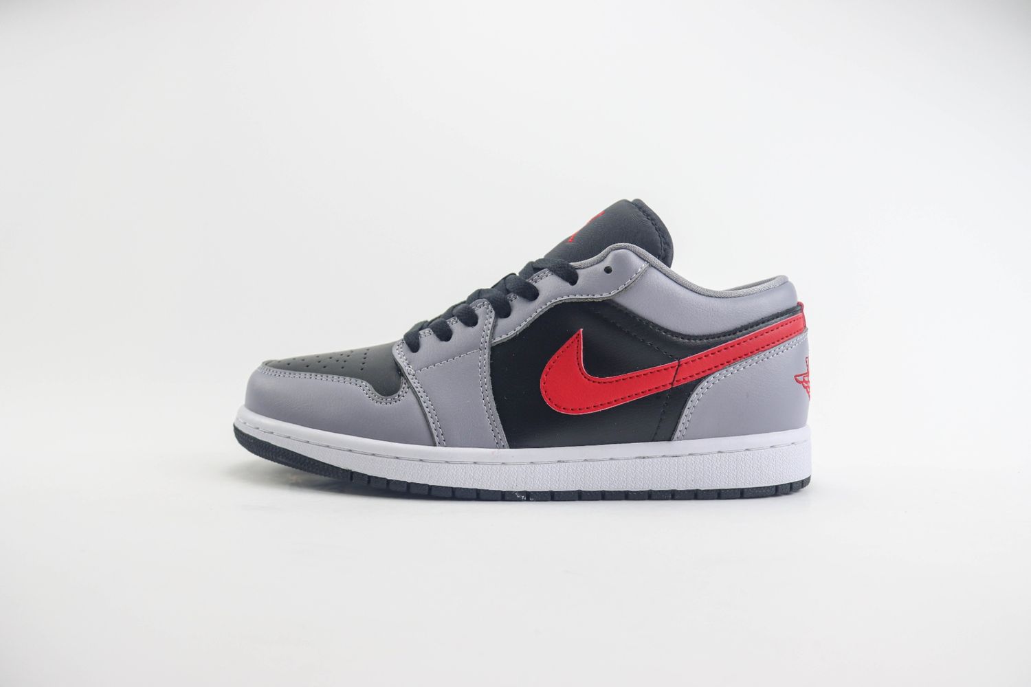 Jordan 1 Low Cement Grey Fire Red (Women's)