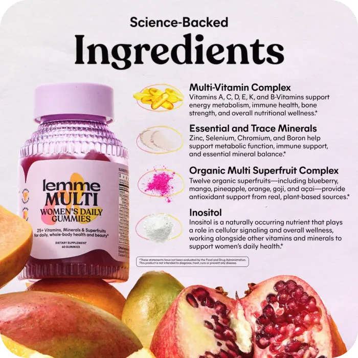 Lemme Multi Women"s Daily Gummies