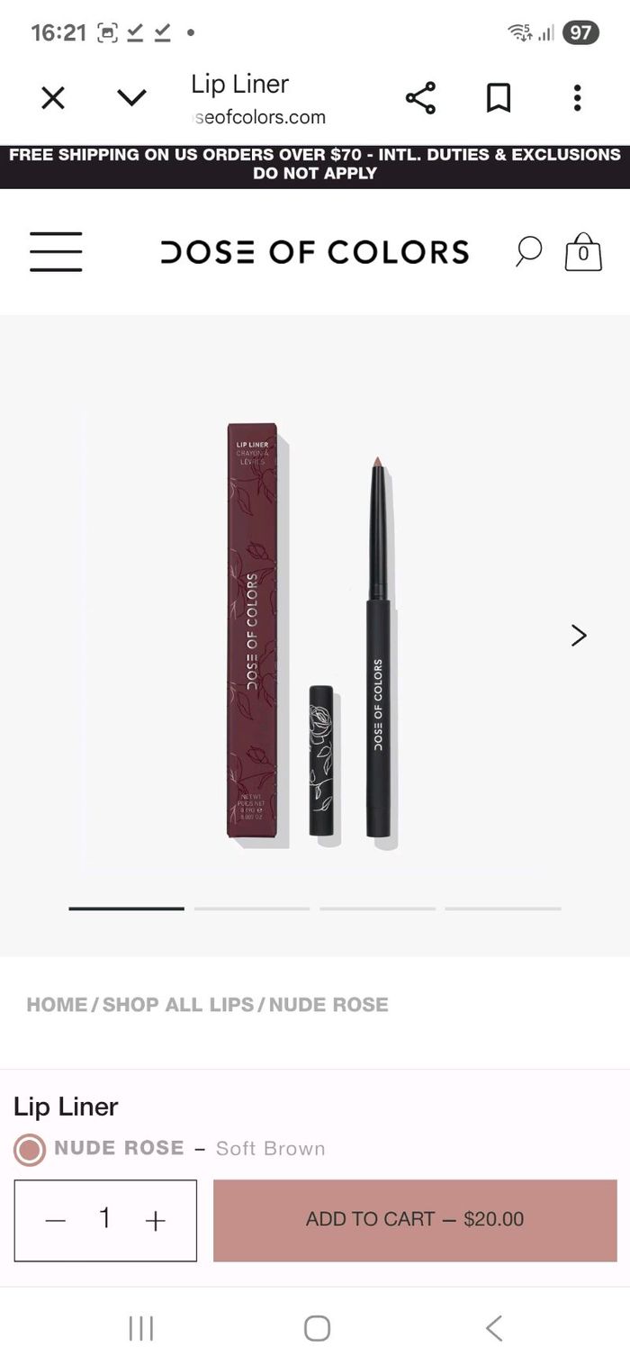 Dose of Color lip liner