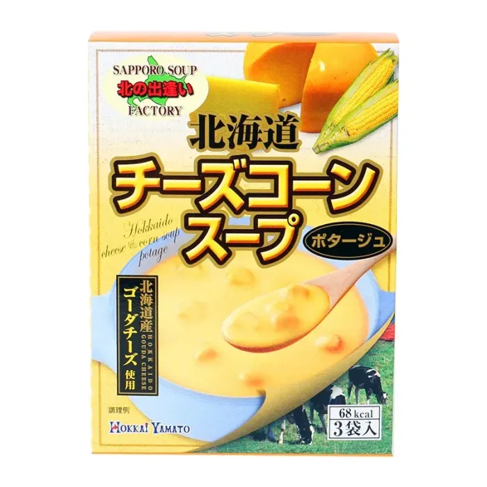 Бяслагтай эрдэнэшишийн зутан 3ш/Hokkaido cheese corn soup 49.5gr 3pc