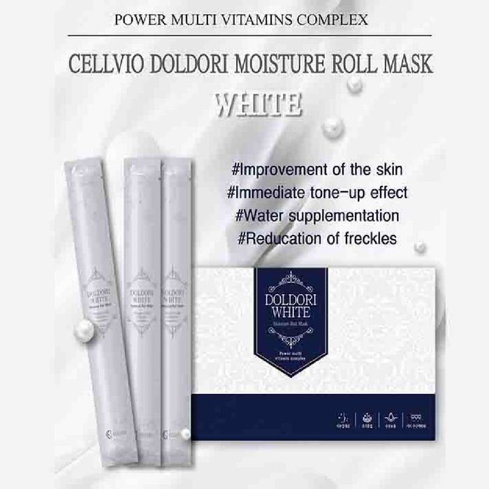 WHITE  MOISTURE ROLL MASK