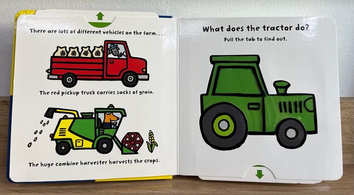 Big tractor. Color changing