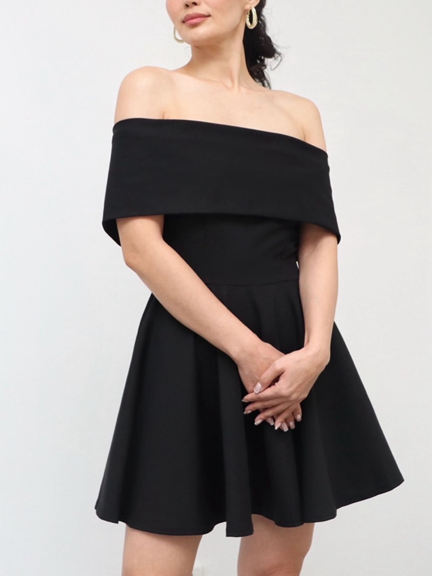Classy Off shoulder mini dress