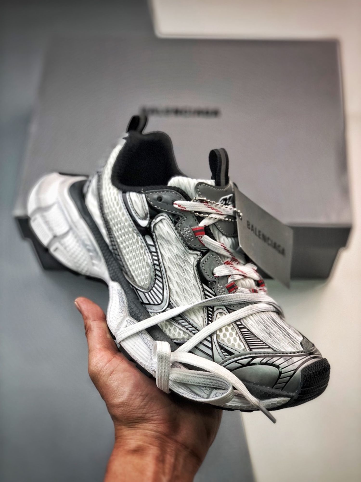 Balenciaga 3XL Sneaker “Grey & Red”