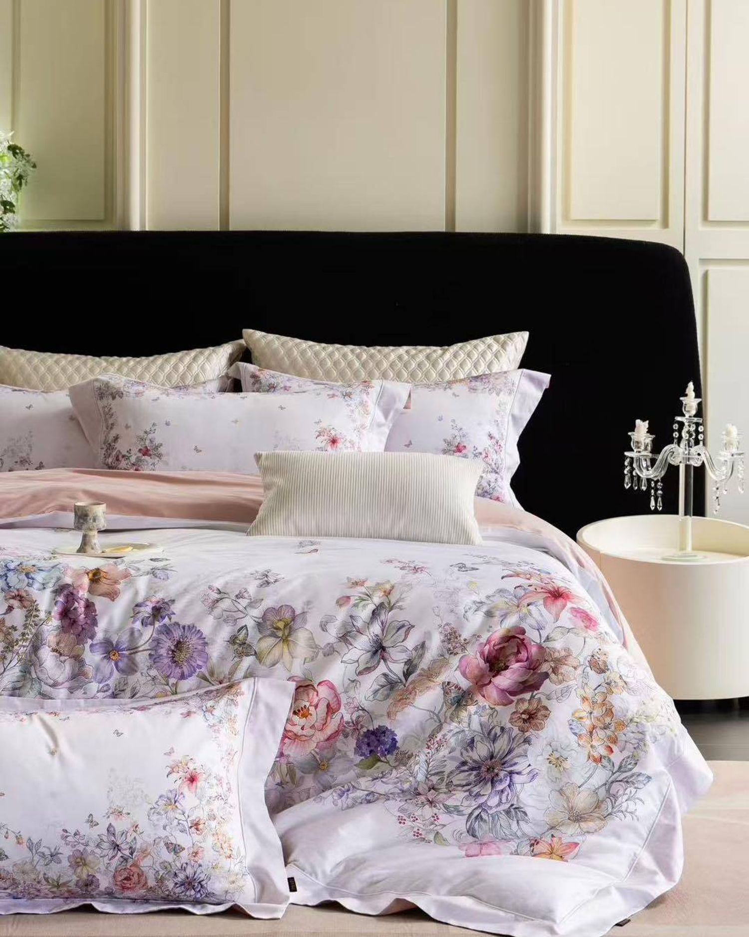 Зурсан мэт хээтэй зөөлөн, сайн чанарын сатин даавуун материалтай 4 хос