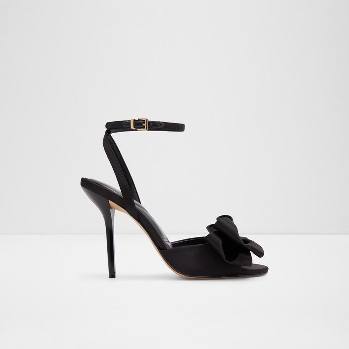 TINSLETTA-1-BLACK-Ladies Dress Sandals