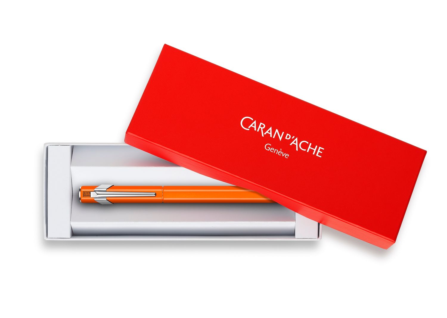 Caran d'Ache  849 Fountain Pen Orange  Medium Nib 