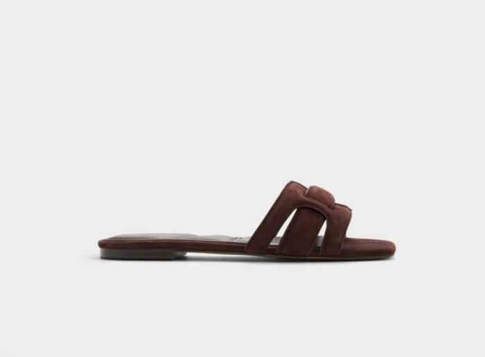 ELENARIA-201-DARK BROWN-L Cas Sandals