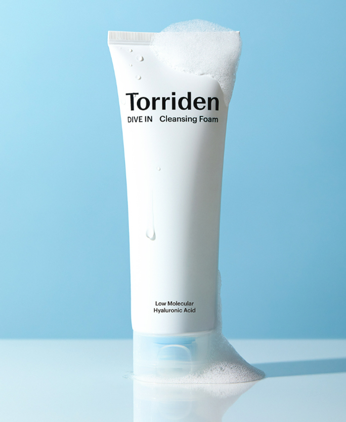 Torriden DIVE IN Cleansing Foam (Low molecular hyaluronic acid)
