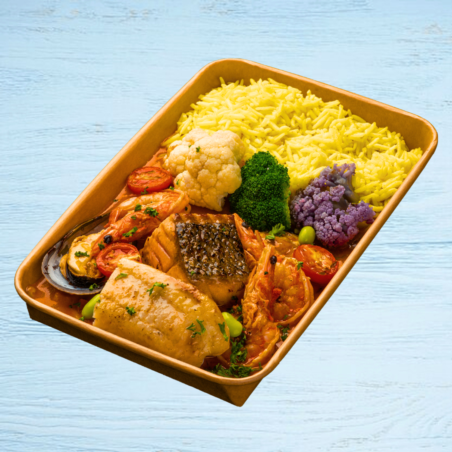 Thai seafood curry