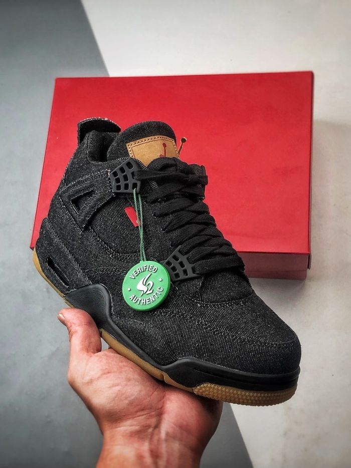 Levi’s x Air Jordan 4 “Black”