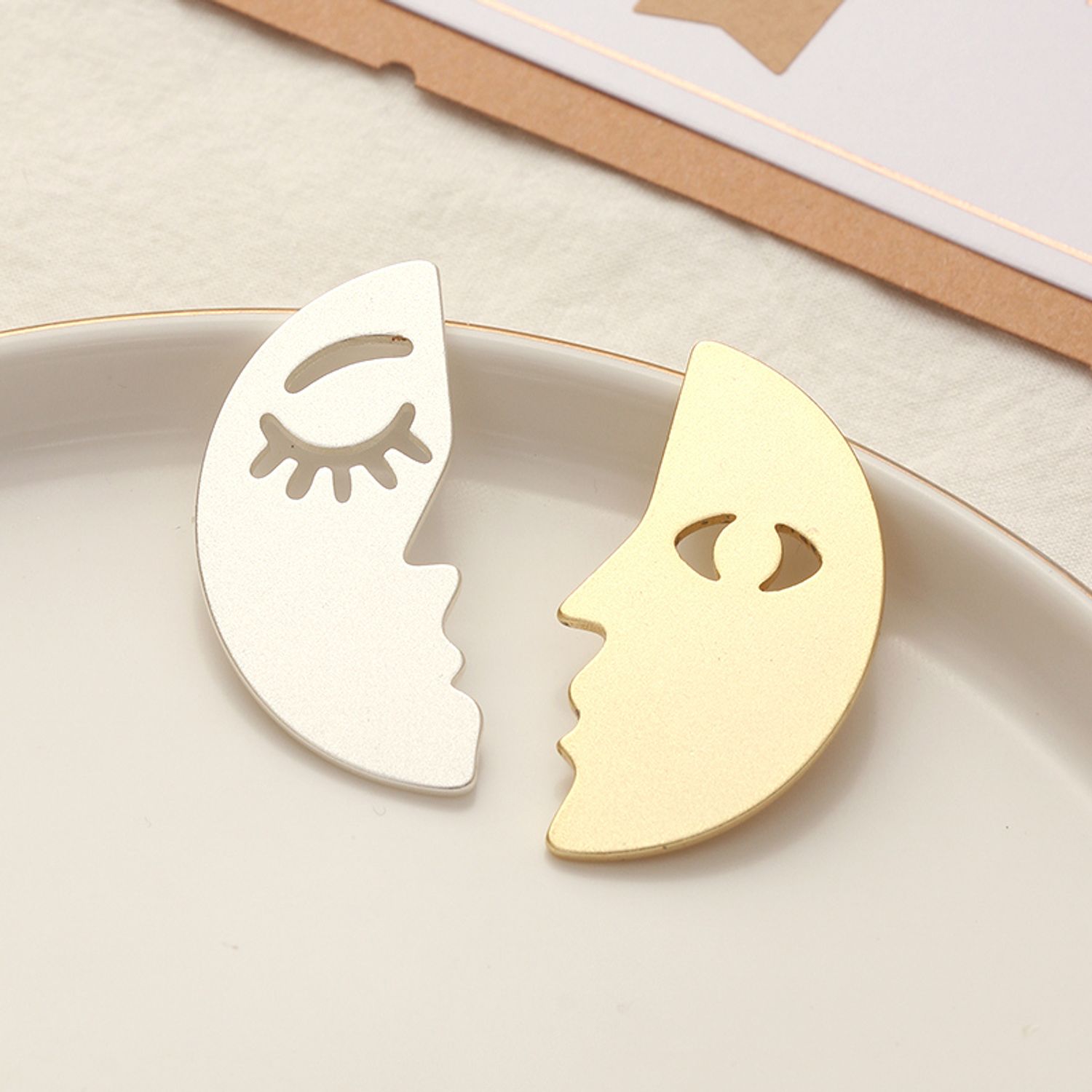 Stylish Metal Side Face Earrings