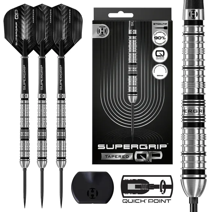 HARROWS Supergrip QP Tapered 90% Quick Point Darts