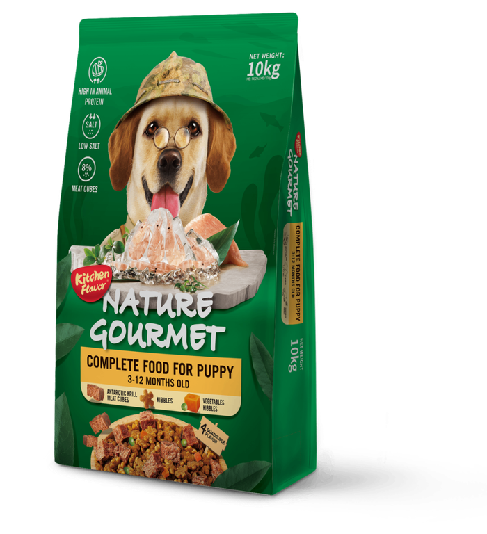 KitchenFlavor Nature Gourmet Antarctic Krill Complete Food for Puppy 10KG