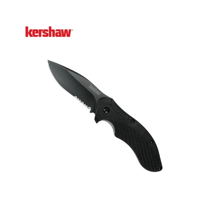 CLASH - BLK/BLK, SERRATED Хутга