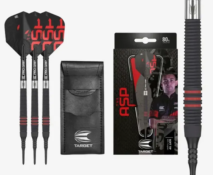 Target Nathan Aspinall 80% Black 18G Soft Tip