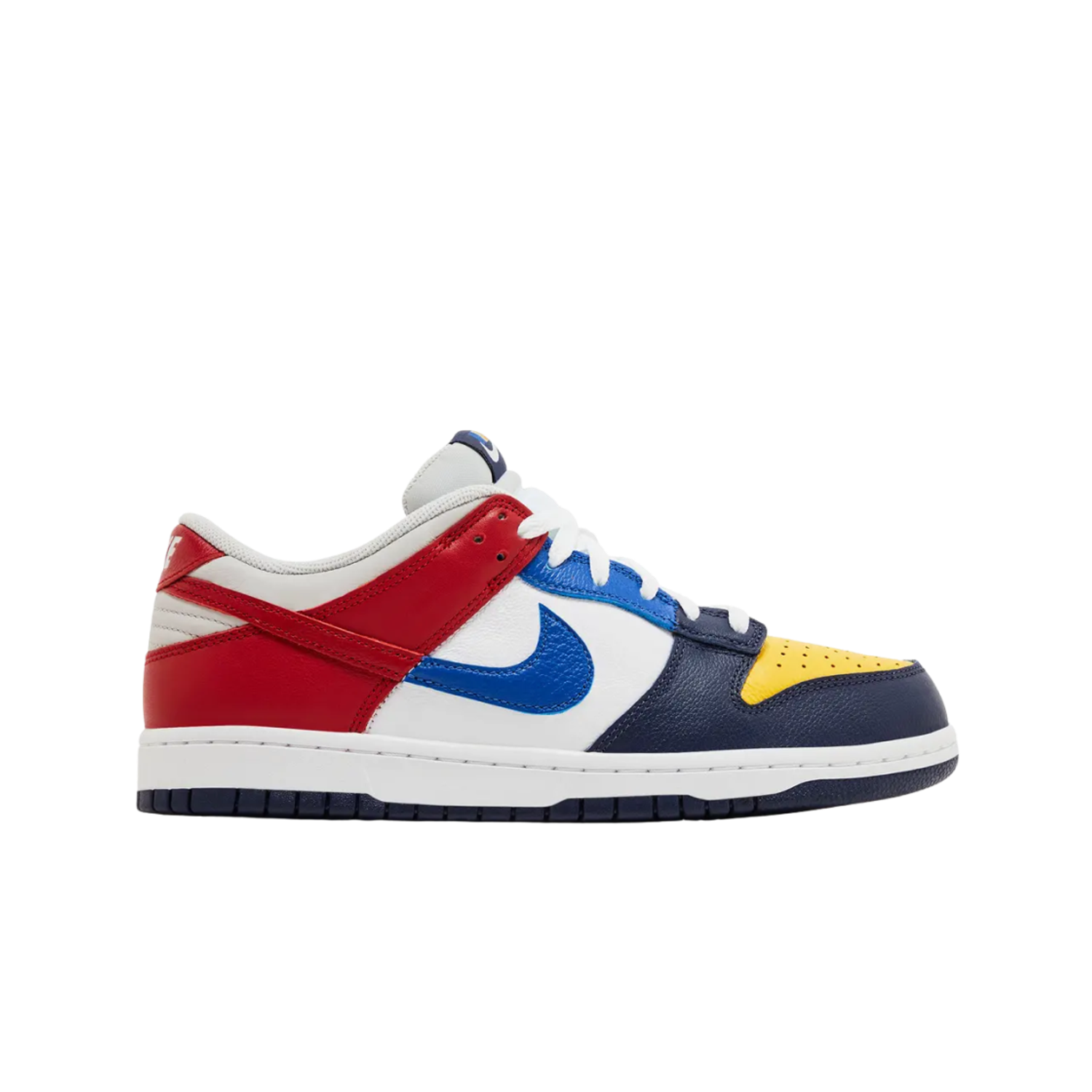 Nike Dunk Low QS Midnight Navy and Varsity Red