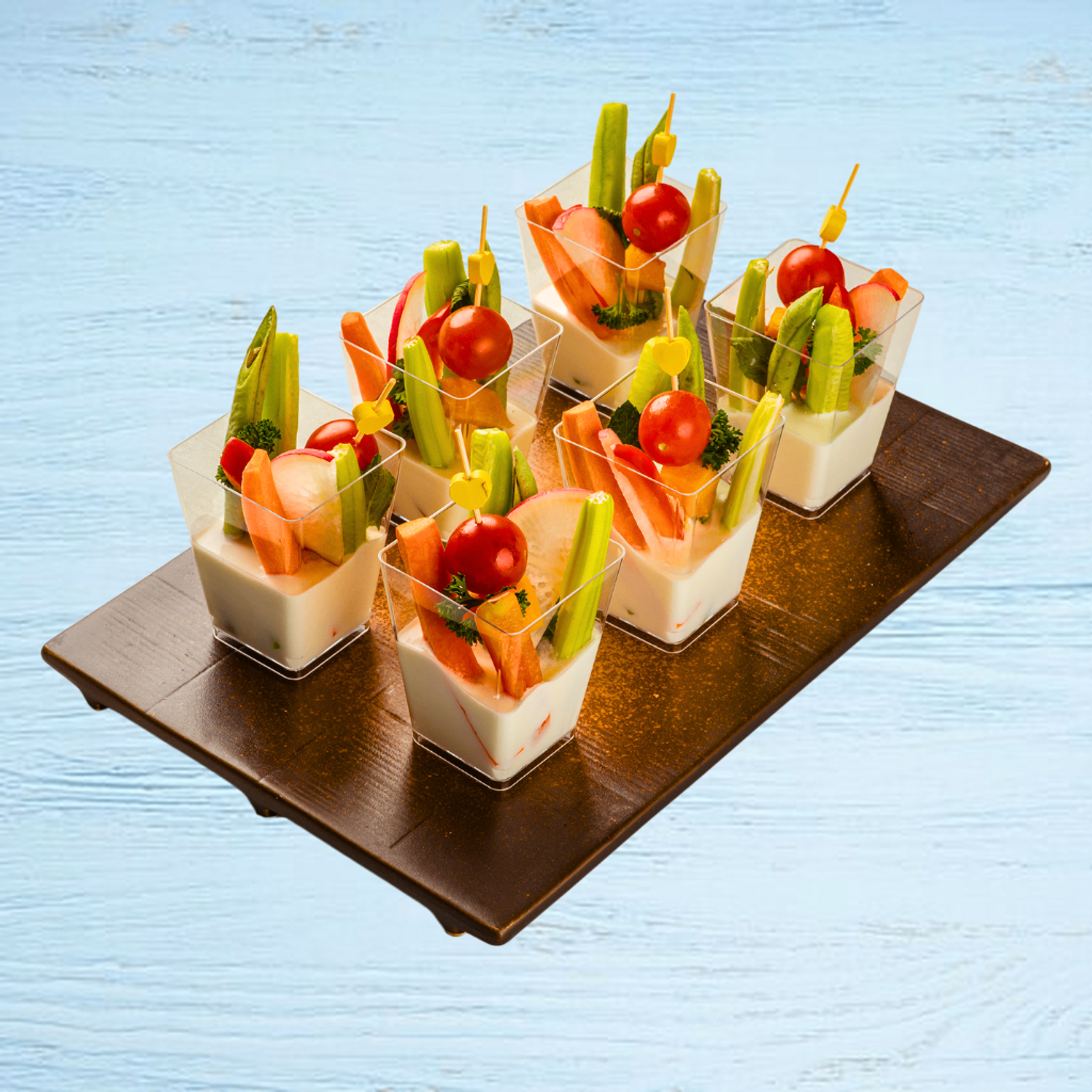 Vegetable dip stick