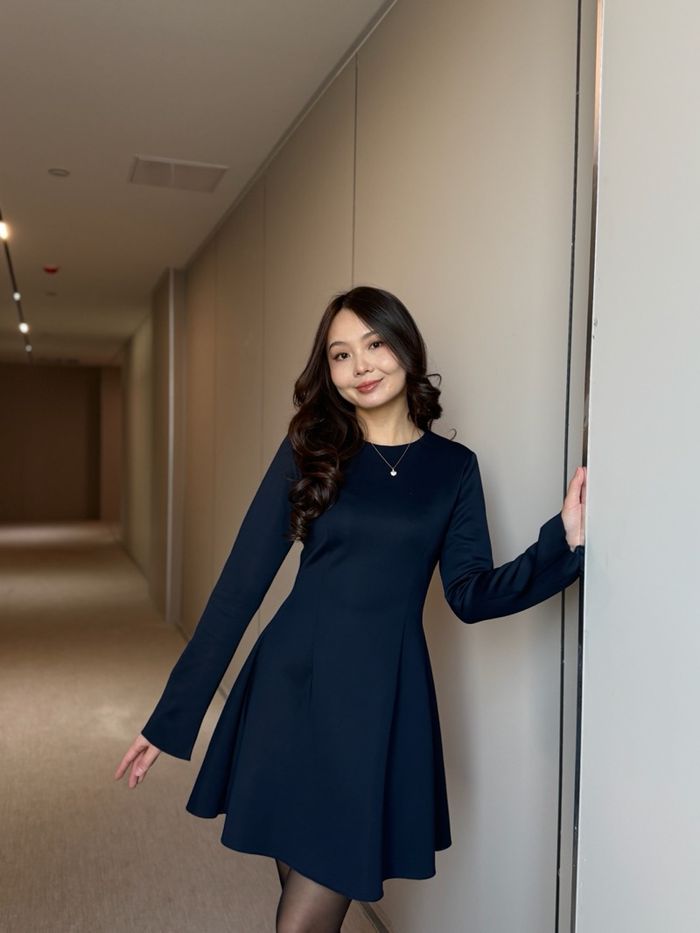 MINI DARK BLUE DRESS 2025 