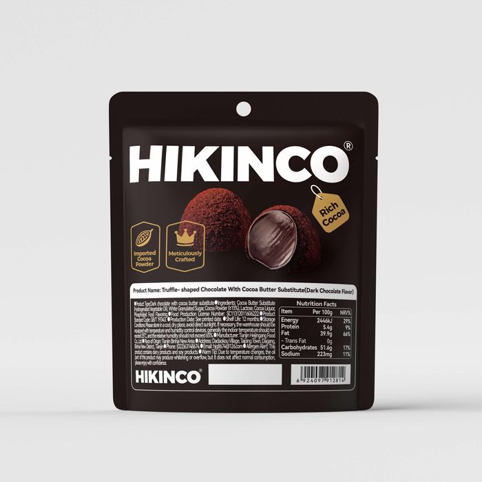 Шоколад Труфел Hikinco /хар шоколад/ 60гр