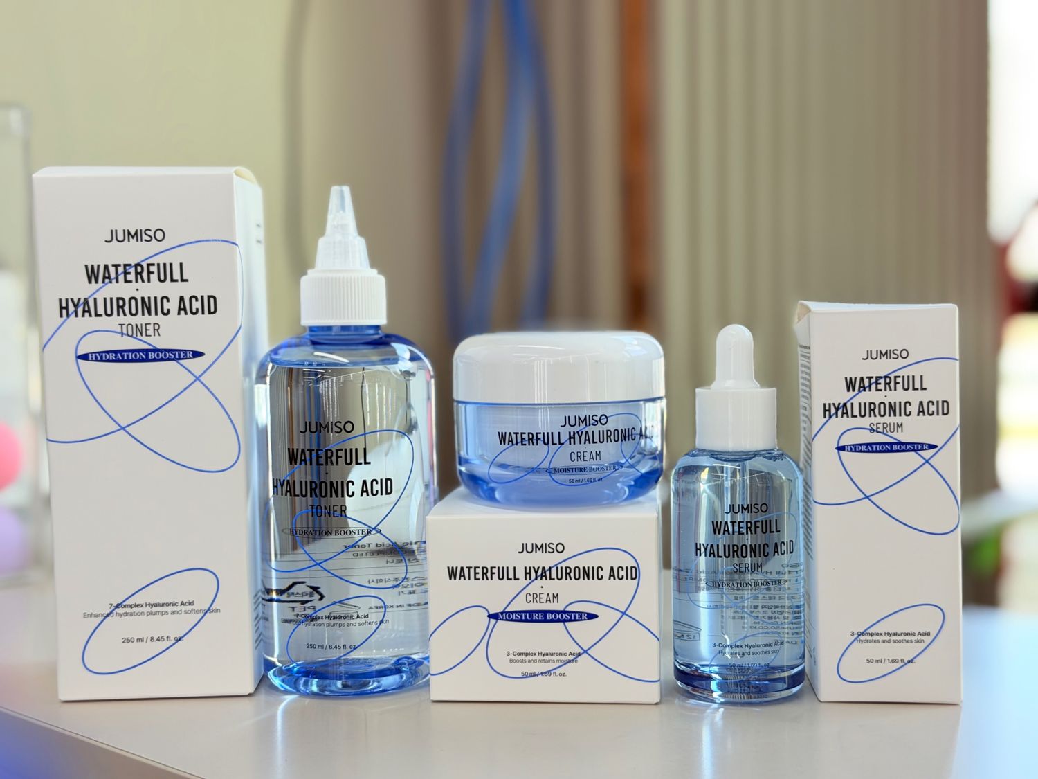 JUMISO Waterfull Hyaluronic Acid Serum+ cream +toner 