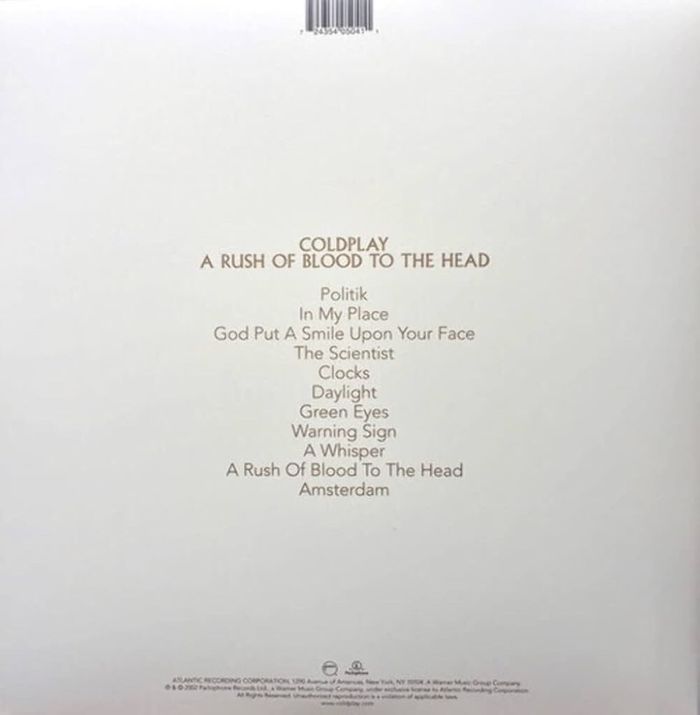 Coldplay - A Rush of Blood to He