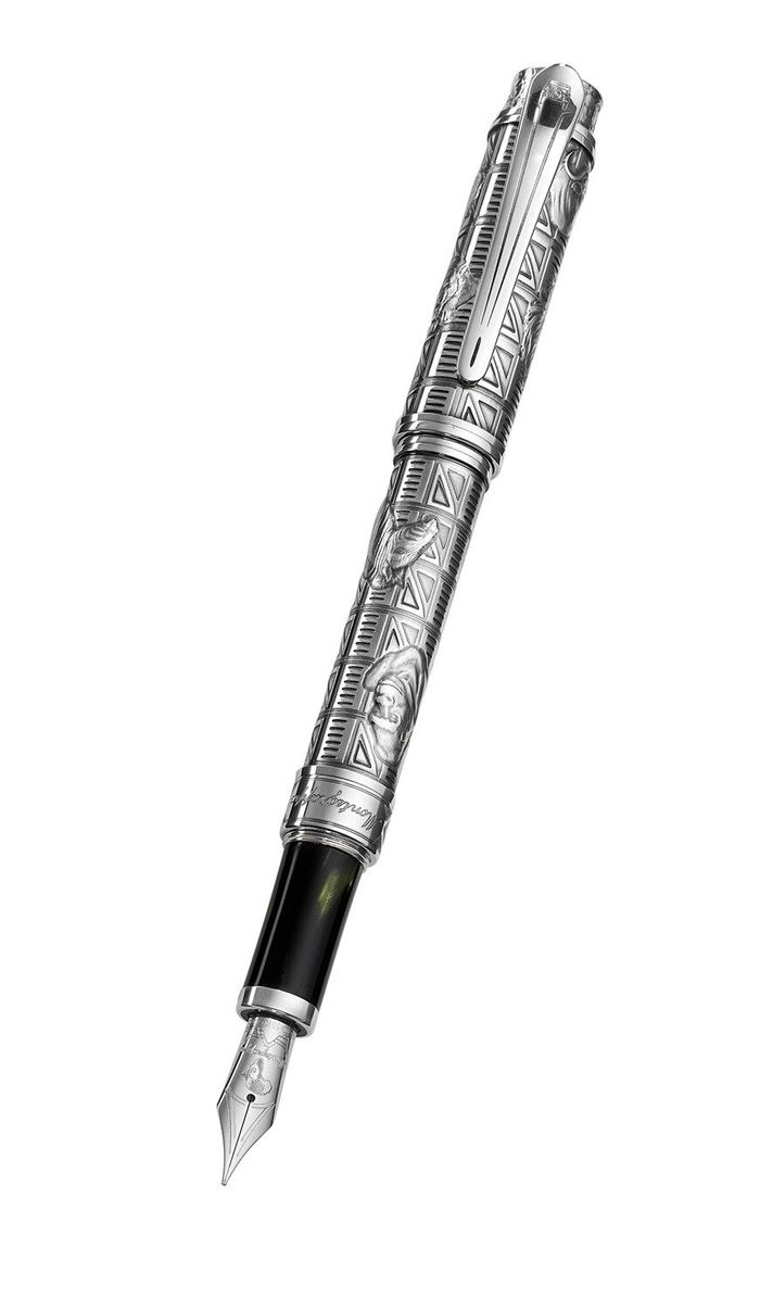 Montegrappa Hemingway : The Adventurer Fountain Pen, Broad, 18k Gold Nib