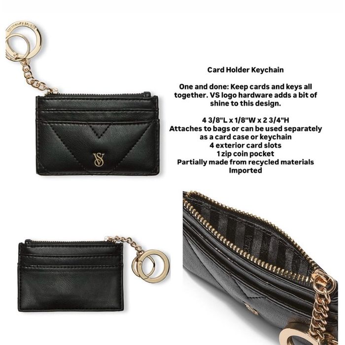 Vs card holder keychain 