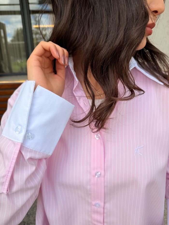 Striped shirt-Cropped 