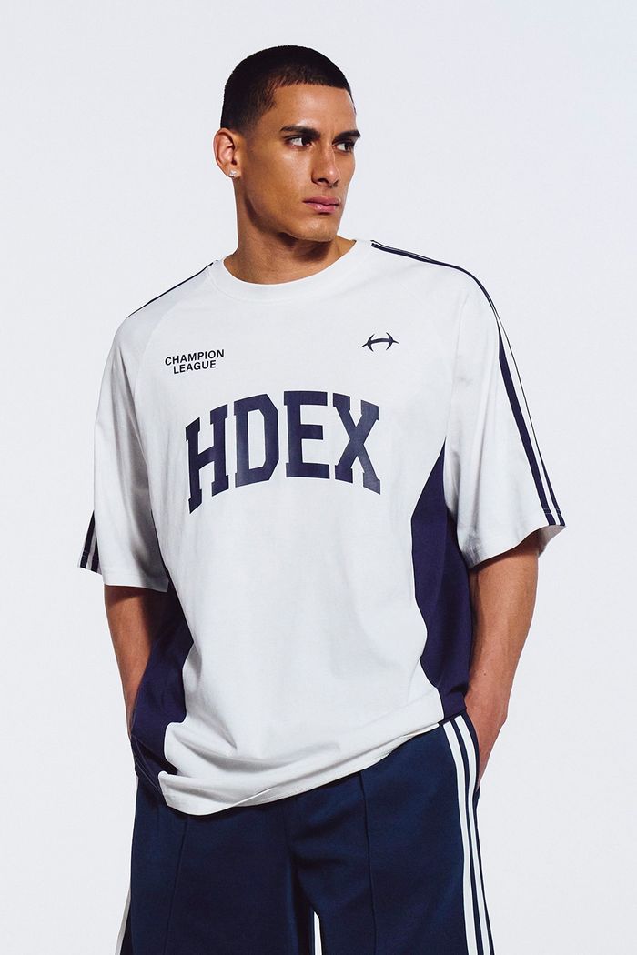 Side Color Block Short Sleeve